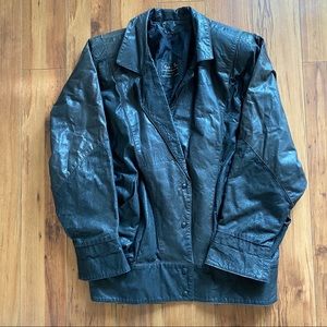 Han Fer Vintage Men’s Leather Bomber Jacket